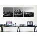 iCanvas Panoramic Atlanta Skyline Cityscape 3 Piece Photographic Print on Wrapped Canvas Set in Black & White Canvas in Black/White | Wayfair