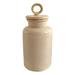 Jeco Inc. Lidded Storage Jar Ceramic | 9.45 H x 3.95 W x 3.95 D in | Wayfair HD-HADJ058M
