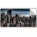 Ebern Designs Richard James Manhattan West II Removable Wall Decal Vinyl in White | 18 H x 36 W in | Wayfair 52BD4994108D4992B688C6F4B3FD7B67