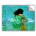 ArtWall Floating Away' by Greg Simanson Removable Wall Decal in Blue/Green | 18 H x 24 W in | Wayfair 0sim015a1824p