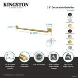 Kingston Brass Claremont Grab Bar Metal in Brown | 2.81 H x 1.25 D in | Wayfair DR614325