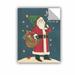 The Holiday Aisle® Anne Tavoletti Vintage Saint Nick Wall Decal Canvas/Fabric in White | 48 H x 36 W in | Wayfair CDF3DD248CA945EDB55AA6BD797E3FD9