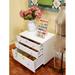 Arrow Sewing Joey 3-Drawer Storage Caddy by Kangaroo Sewing Furniture Wood in White | 24 H x 25.75 W x 16.5 D in | Wayfair K7811