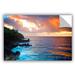 ArtWall Doug Nelson Hawaiian Sunrise Wall Decal Vinyl in White | 24 H x 36 W in | Wayfair 6nel021a2436p