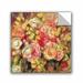 Charlton Home® Pierre Renoir Roses, 1915 Removable Wall Decal Vinyl in White | 36 H x 36 W in | Wayfair 346E1991170141C7BA9B71034008CBBA