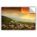 ArtWall Dawn' by Dragos Dumitrascu Photographic Print Removable Wall decal in Green/Orange | 16 H x 24 W in | Wayfair 0dum024a1624p