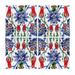 Casablanca Market Mediterranean 8" x 8" Ceramic Asphahan Decorative Tile in Blue Ceramic | 8 H x 8 W in | Wayfair MT039