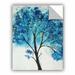 Wade Logan® Alfordsville Blue Tree I Removable Wall Decal Vinyl in Blue/White | 18 H x 14 W in | Wayfair C28C8EC219E2405F875D0EA4153BAE68
