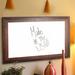 Loon Peak® Wall Mounted Dry Erase Board Wood/Manufactured Wood in Brown | 54 H x 90 W x 0.75 D in | Wayfair LOON6944 32555260