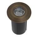 Lightkiwi Antique Bronze Low Voltage Integrated LED Well Light Metal in Brown | 4.2 H x 2.8 W x 2.8 D in | Wayfair Q5228