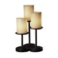 Loon Peak® Burdette 16" Table Lamp Metal in White/Brown | 16 H x 10 W x 10 D in | Wayfair LNPK6493 38919920