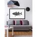 Marmont Hill 'Striped Bass' Framed Painting Print Paper in Black/White | 20 H x 30 W x 1.5 D in | Wayfair MH-ANDCLA-123-BFP-30