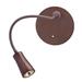 Latitude Run® Taub LED Swing Arm Lamp Metal | 16.7 H x 5 W x 5 D in | Wayfair LTTN3568 44542380