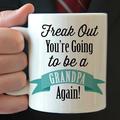 Love You A Latte Shop Freak Out You're Going to be a Grandpa Again Coffee Mug Ceramic in Black/Blue/Brown | 4.5 H in | Wayfair 161