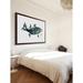 Marmont Hill 'Striped Bass Green' Framed Painting Print Paper in White | 24 H x 36 W x 1.5 D in | Wayfair MH-ANDCLA-85-DWFP-36