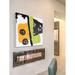 Marmont Hill 'Touch Of Modern I' by Irena Orlov Painting Print on Wrapped Canvas Metal in Black/Green | 40 H x 40 W x 1.5 D in | Wayfair