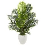 Bay Isle Home™ 54" Artificial Palm Tree in Planter Silk/Ceramic/Plastic | 54 H x 36 W x 36 D in | Wayfair B1358FD28BFA40CBB39950C80B0553B1
