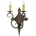 Meyda Lighting 2 - Light Candle Wall Light in Brown | 12 H x 13 W x 6 D in | Wayfair 153385