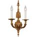 Metropolitan by Minka 2-Light Candle Wall Light Metal | 18.5 H x 12.25 W x 12.25 D in | Wayfair N950093