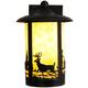 Meyda Lighting Fulton 1-Light Outdoor Wall Lantern Glass/Metal in Brown | 11 H x 7.5 W x 10 D in | Wayfair 142107