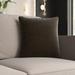 Mercury Row® Throw Pillow Cover & Insert Polyester/Polyfill blend in Brown | 16 H x 16 W x 6 D in | Wayfair MCRW6752 43867392