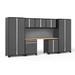 NewAge Products 8 Piece Complete Storage System in Gray | 85.25 H x 160.75 W x 24 D in | Wayfair 58383