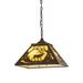 Meyda Lighting Elk At Dawn 2-Light Geometric Pendant Glass in Black/Brown/White | 12 H x 22 W x 16 D in | Wayfair 177226