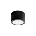 Modern Forms Vessel 1 - Light 5.5" Simple Drum LED Flush Mount Glass in Black | 3.5 H x 5.5 W x 5.5 D in | Wayfair FM-W9100-BK