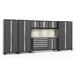 NewAge Products Bold Series 7 Piece Storage Cabinet Set in Gray | 77.25 H x 174 W x 18 D in | Wayfair 50592