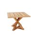 OASIQ Limited 400 Teak Dining Table Wood in Brown/White | 29.38 H x 40 W x 40 D in | Outdoor Dining | Wayfair 630-DTS