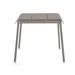 OASIQ Corail Aluminum Dining Table Metal in Gray | 29.5 H x 34.88 W x 34.88 D in | Outdoor Dining | Wayfair 1001060011083