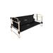 Bunkable Disc-O-Bed Portable Cot in Black/Brown | 36.5 H x 39.5 W x 82 D in | Wayfair 30502BO