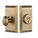 Nostalgic Warehouse Studio Plate Single Cylinder Deadbolt Brass in Yellow | 4 H x 2.4 W in | Wayfair 713598