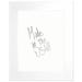 Orren Ellis Satin Wall Mounted Dry Erase Board Manufactured Wood in White | 48 H x 36 W x 0.75 D in | Wayfair OREL6031 41152068