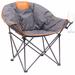 Arlmont & Co. Chaim Moon Wine Folding Camping Chair Metal in Gray/Indigo | 37 H x 35 W x 29 D in | Wayfair D049A3EDDDFE48918EB10DFE7A58ED68