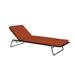 OASIQ Sandur Sun Chaise Lounge w/ Cushions Metal | 10.63 H x 29.13 W x 79.5 D in | Outdoor Furniture | Wayfair 3001110101000-C