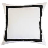 The Pillow Collection Sophia Egyptian Quality Cotton Sham | 26 H x 20 W x 0.1 D in | Wayfair SOP-KN-BLACK