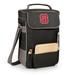 LEGACY NCAA Duet Wine & Cheese Picnic Tote Polyester Canvas in Black | 14 H x 10 W x 6 D in | Wayfair 623-04-175-404-0