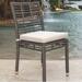 Panama Jack Outdoor Westerman Stacking Patio Dining Chair w/ Cushion in Gray | 34 H x 16 W x 17.5 D in | Wayfair PJO-1601-GRY-SC-CUSH/SU-714