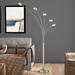 Orren Ellis Kitterman 88" LED Tree Floor Lamp Metal in Gray | 88 H x 27 W x 28 D in | Wayfair ORNE5029 42768661