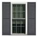 Perfect Shutters, inc. Premier Louver Exterior Shutters Vinyl in Gray | 63 H x 15 W x 0.78 D in | Wayfair IL501563007