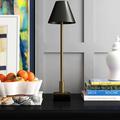 Port 68 Marais 29" Buffet Table Lamp Set Metal/Marble in Yellow | 29 H x 8 W x 8 D in | Wayfair LPAM-313-01