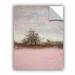 Red Barrel Studio® Haddenham Pink Winter II Removable Wall Decal Vinyl in Gray/Pink | 24 H x 18 W in | Wayfair RDBL5184 38252363