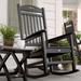 Trex Outdoor Yacht Club Rocking Chair in Black | 45.88 H x 26.25 W x 33.75 D in | Wayfair TXR100CB