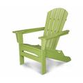 POLYWOOD® Palm Coast Folding Adirondack in Green | 37.5 H x 29.75 W x 33.5 D in | Wayfair HNA110LI