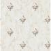 Fleur De Lis Living Gutshall Fleur DE Lys 33' L x 20.5" W 3D Embossed Wallpaper Roll Paper in White | 20.5 W in | Wayfair