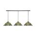 Wildon Home® 3-Light Linear Pendalier w/ Hang Straight Swivel, Glass in Gray | 9 H x 63 W x 19 D in | Wayfair 12A4620624FF4682AF36140F1DD0B8EA