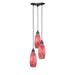 Red Barrel Studio® Europa 3-Light Cluster Pendalier redGlass | 13.5 H x 11.25 W x 11.25 D in | Wayfair F1C596D70ABE4920ABBAEA81C37AA916