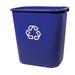 Rubbermaid Commercial Products 7 Gallon Trash Can Sets Plastic in Blue | 14.4 H x 10.2 W x 15 D in | Wayfair 295673 BLUE