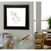 Rayne Mirrors Wall Mounted Dry Erase Board Wood in Black/Brown | 55 H x 25 W x 1.5 D in | Wayfair W54/18.5-48.5